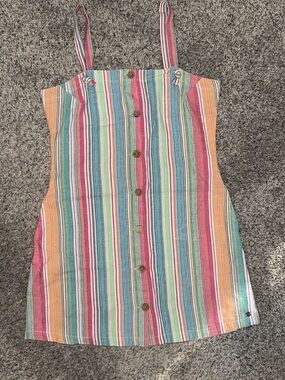 roxy striped mini dress